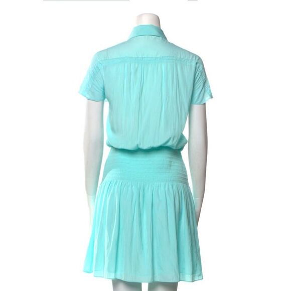 Ramy Brook Tracy Mini Dress Turquoise Medium - Picture 3 of 4